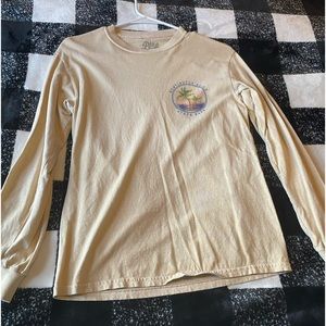 Yellow Huntington Beach Sc long sleeve shirt